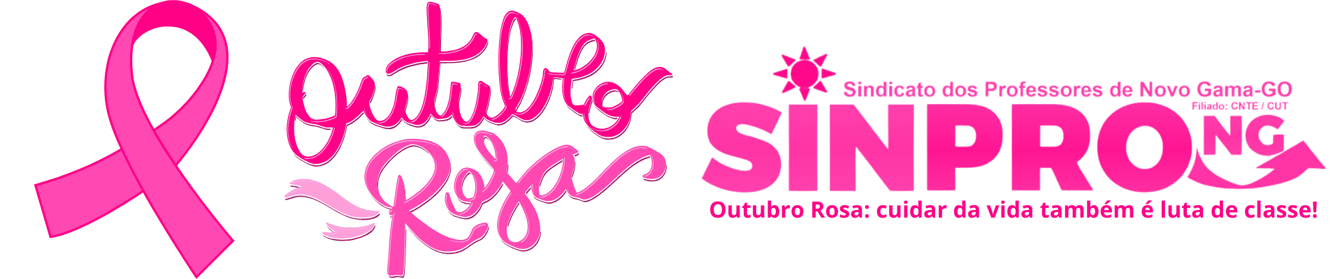 Banner Outubro Rosa - SINPRONG